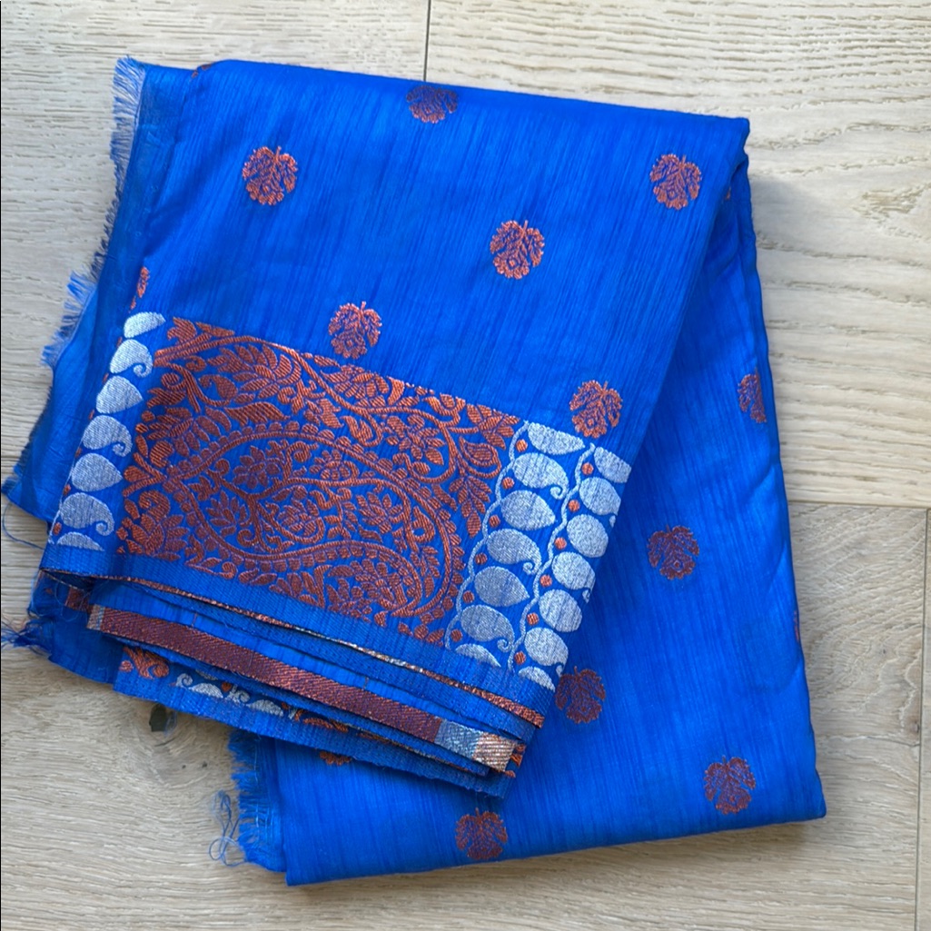 Brand New Indian Pure Silk Saree